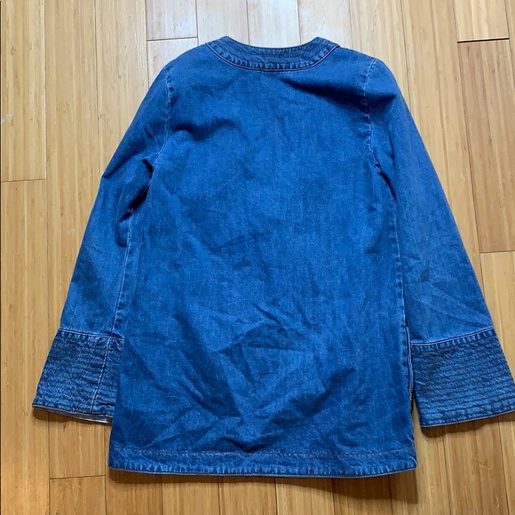 Free People Denim Dreaming Tunic Dress Jean XS - Picture 4 of 4
